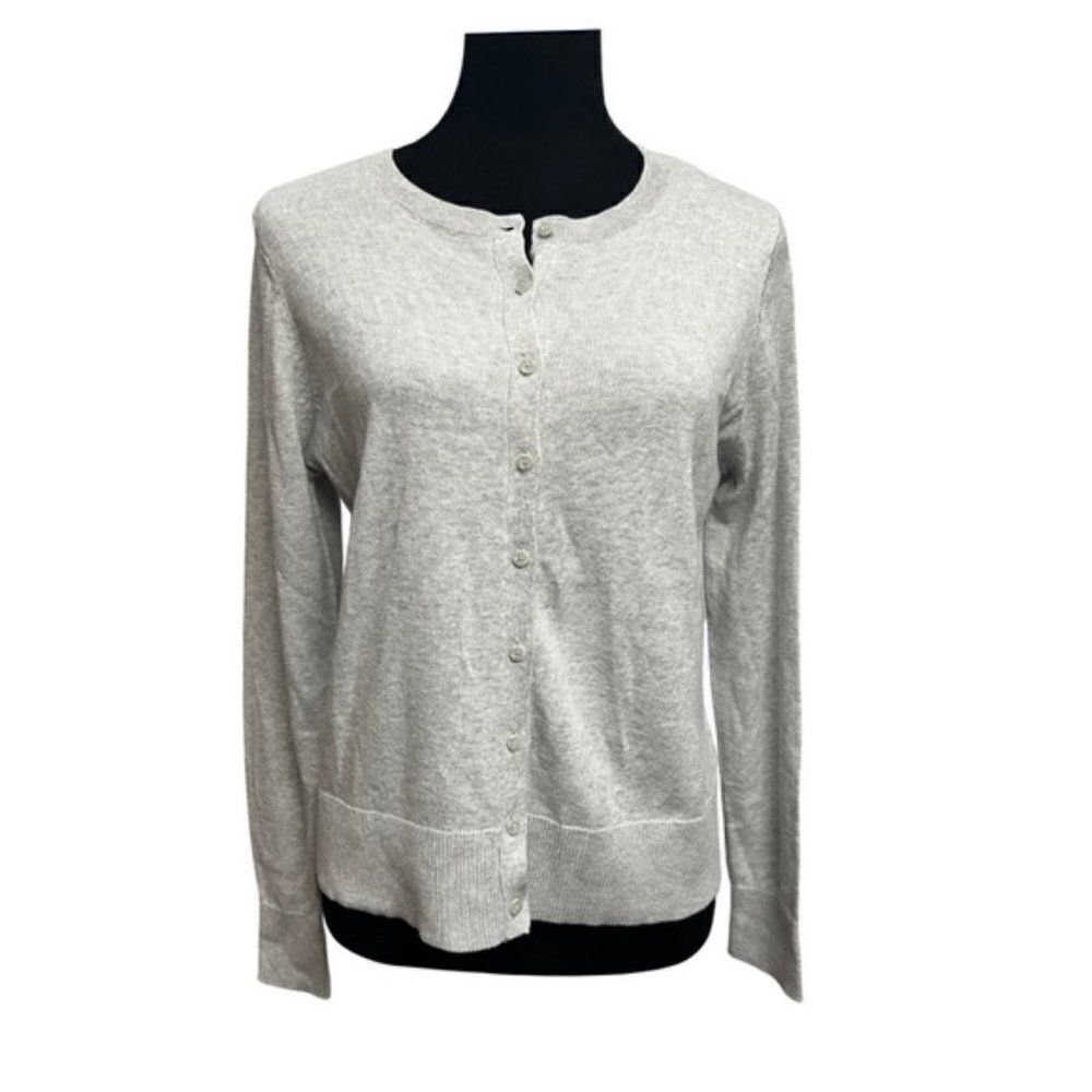 Ricki's Button Front Cardigan Gray